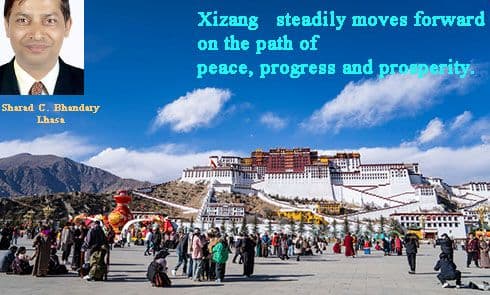 Xizang   steadily moves forward on the path of peace, progress and prosperity.