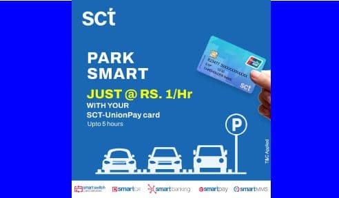 लबिम मलमा SCT–UnionPay कार्ड बाहकहरूका लागि रु १ मा पार्किङ सुविधा 