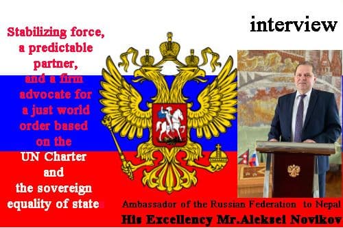 Russia will continue to be a stabilizing force, a predictable partner, and a firm advocate for a just world order based on the UN Charter and the sovereign equality of states