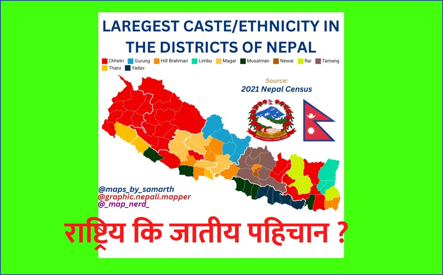 राष्ट्रिय कि जातीय पहिचान ?