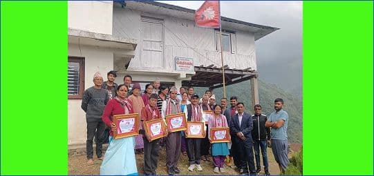 सिदिङ्वा-१ कालिखोलामा विभिन्न क्षेत्रमा योगदान पुर्‍याउने व्यक्तित्वहरू सम्मानित