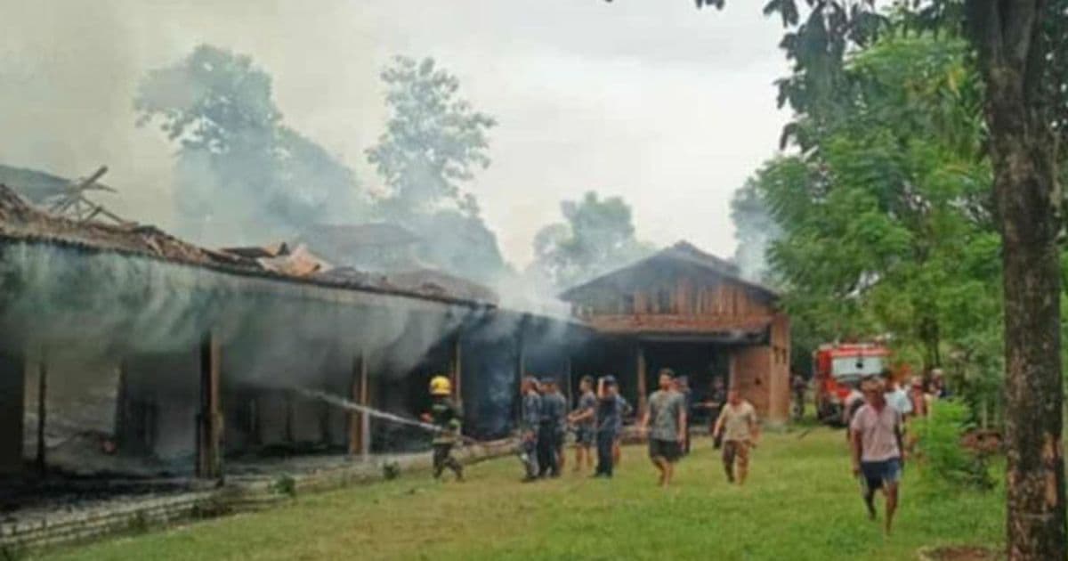 नवलपरासीको बगैंचा एडभेन्चर रिसोर्टमा आगलागी