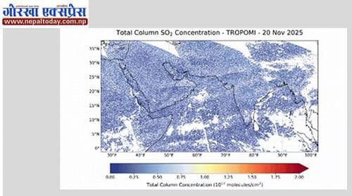 Ethiopian volcano had little to no impact on South Asia’s severe air pollution, ICIMOD analysis reveals
