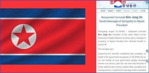 DPRKorea has expressed sorrow 