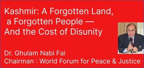 Kashmir: A Forgotten Land, a Forgotten People —And the Cost of Disunity