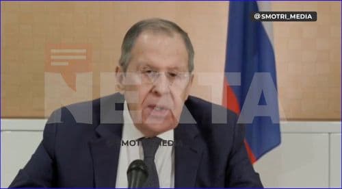 Russian FM Lavrov Says- -