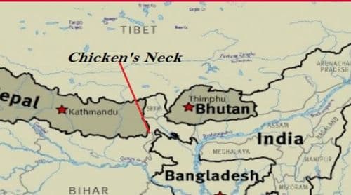 Chinese checkers - weaving a string of pearls around India