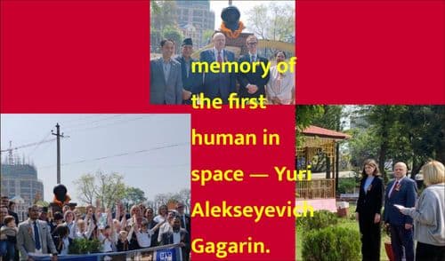 Memory of the first human in space — Yuri Alekseyevich Gagarin