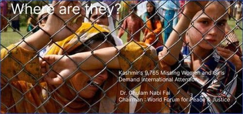 Kashmir's 9,765 Missing Women and Girls
Demand International Attention