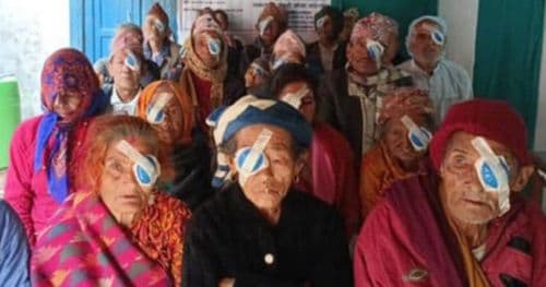 हलेसी बजारमा निःशुल्क आँखा शिविर सम्पन्न
