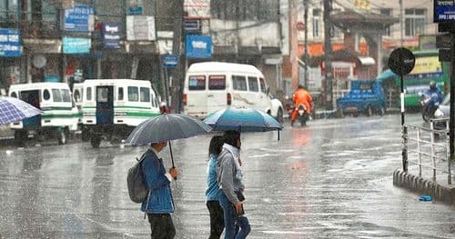 केहि स्थानमा मेघगर्जन र चट्याङसहित भारी वर्षाको सम्भावना