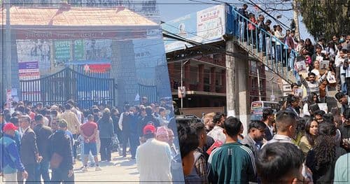 अमृत र पीएन क्याम्पसमा मतदान जारी