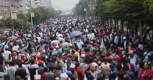 शिक्षक आन्दोलन १६ औँ दिन पनि निरन्तर