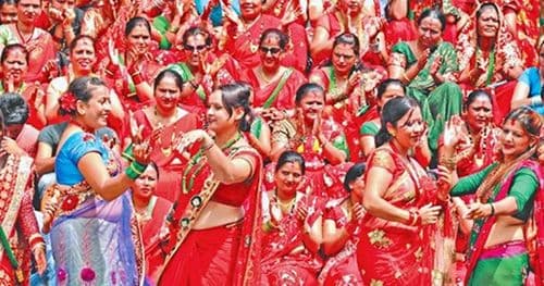 महिलाहरूकाे पर्व हरितालिका तीज मनाइँदै