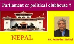 This is not a Parliament, a political clubhouse ruled by a few masters