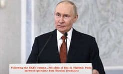  EAEU summit, President of Russia answered questions from Russian journalists
