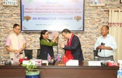 चीनको सिगात्सेका मेयर वाड्ग फड्ग हुड्ग भ्रमण टोली भरतपुरमा