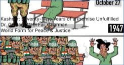Kashmir: Seventy-Nine Years of a Promise Unfulfilled