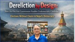 Elections Without Choice in Nepal’s Democracy
                   Dr. Alok K. Bohara