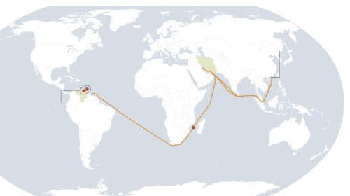 The oil tanker seized by the U.S. has a history of faking its location