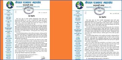 पत्रकार आन्दोलित हुँदै