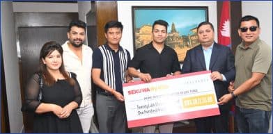 सेकुवा बाई किलोद्वारा बाढीपीडितका लागि
रु. २० लाख ११ हजार १ सय ११ सहयोग