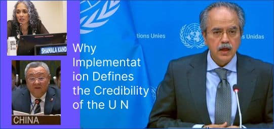 Why Implementation Defines the Credibility of the United Nations
Dr. Ghulam Nabi Fai- Chairman
World Forum for Peace & Justice