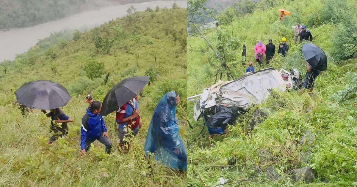 पाँचथरमा बोलेरो दुर्घटनामा ६ जनाको मृत्यु
