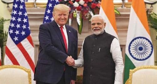 Modi And Trump Chat On The Phone