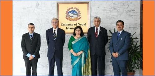 President’s representatives visit Nepal Embassy to convey solidarity over flood devastation