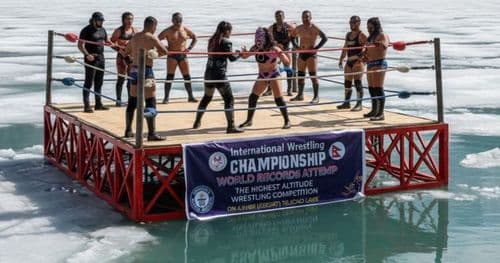 विश्वकै अग्लो स्थानमा कुस्ती प्रतियोगिता हुँदै